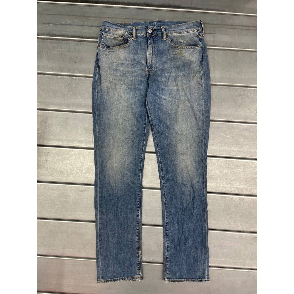 Levis 511‎ Straight Jeans Mens 32x32 Blue Medium Wash Denim Faded Outdoor